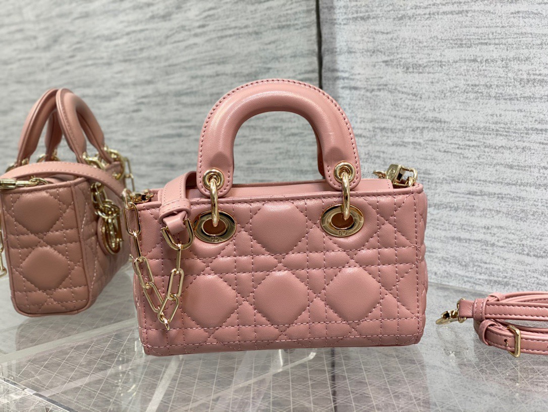 Bagsaaa D10r Lady D - Joy Micro Pink Bag - 16 x 9 x 5 cm