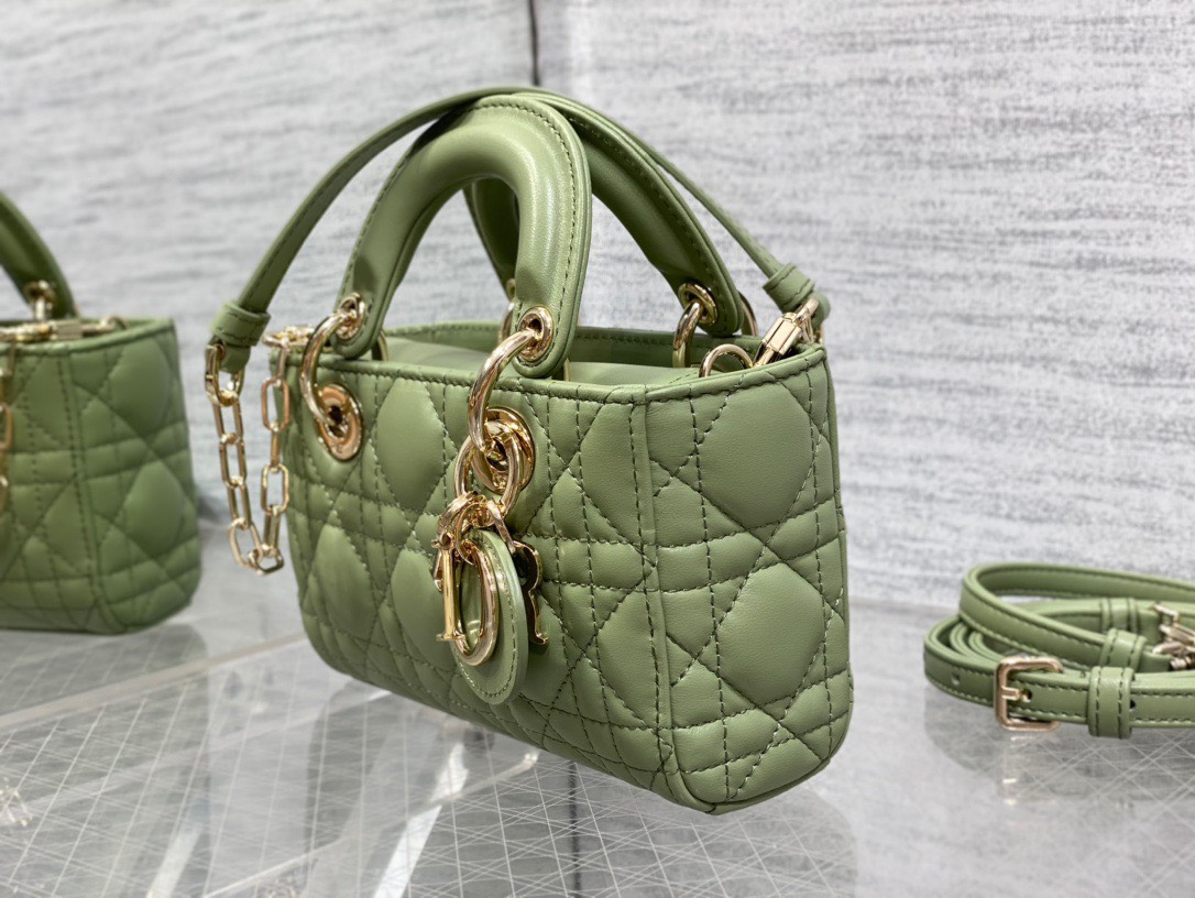 Bagsaaa D10r Lady D - Joy Micro Green Bag - 16 x 9 x 5 cm