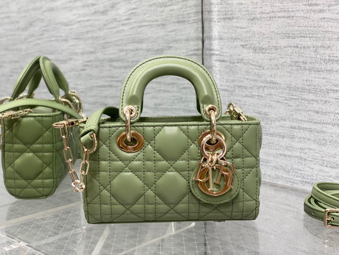 Bagsaaa D10r Lady D - Joy Micro Green Bag - 16 x 9 x 5 cm