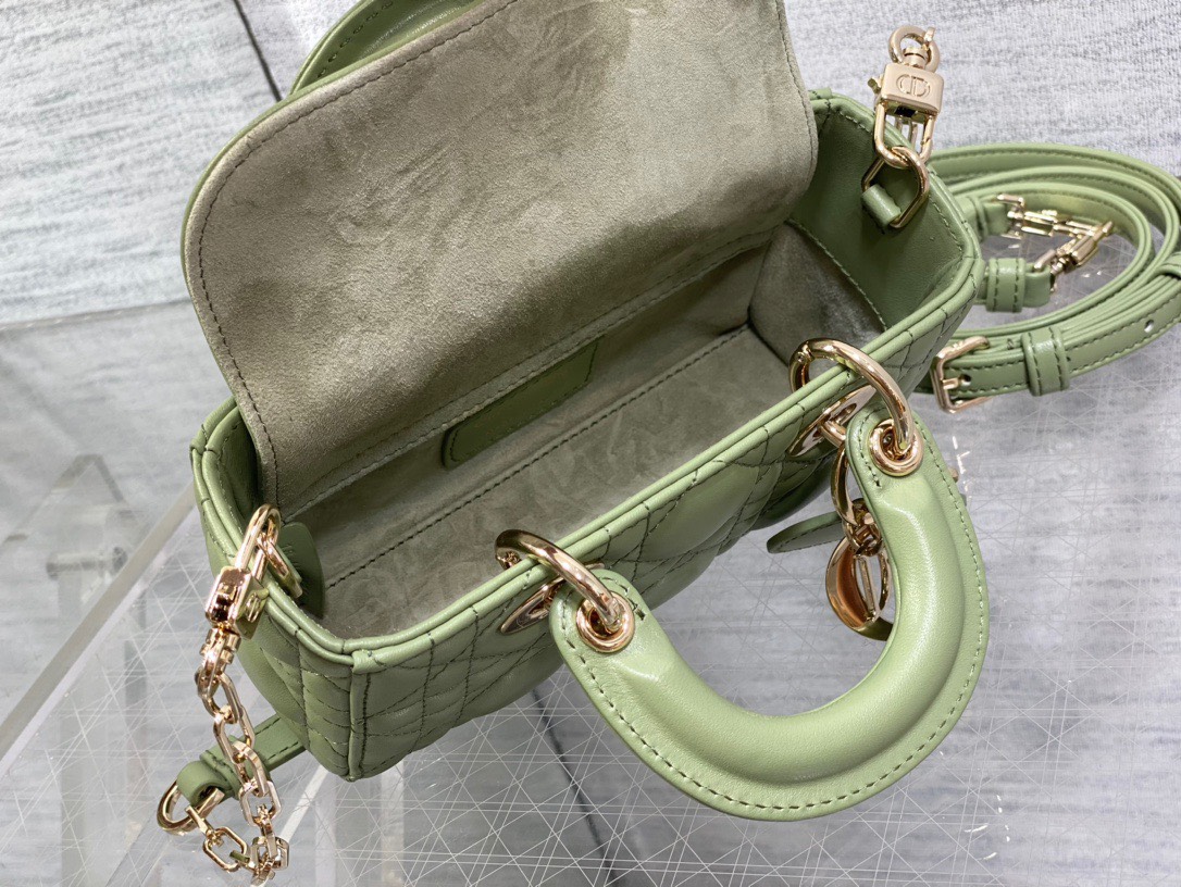 Bagsaaa D10r Lady D - Joy Micro Green Bag - 16 x 9 x 5 cm