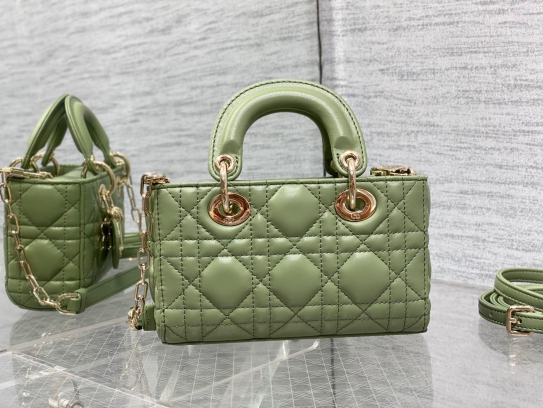 Bagsaaa D10r Lady D - Joy Micro Green Bag - 16 x 9 x 5 cm