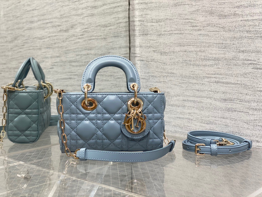Bagsaaa D10r Lady D - Joy Micro Blue Bag - 16 x 9 x 5 cm