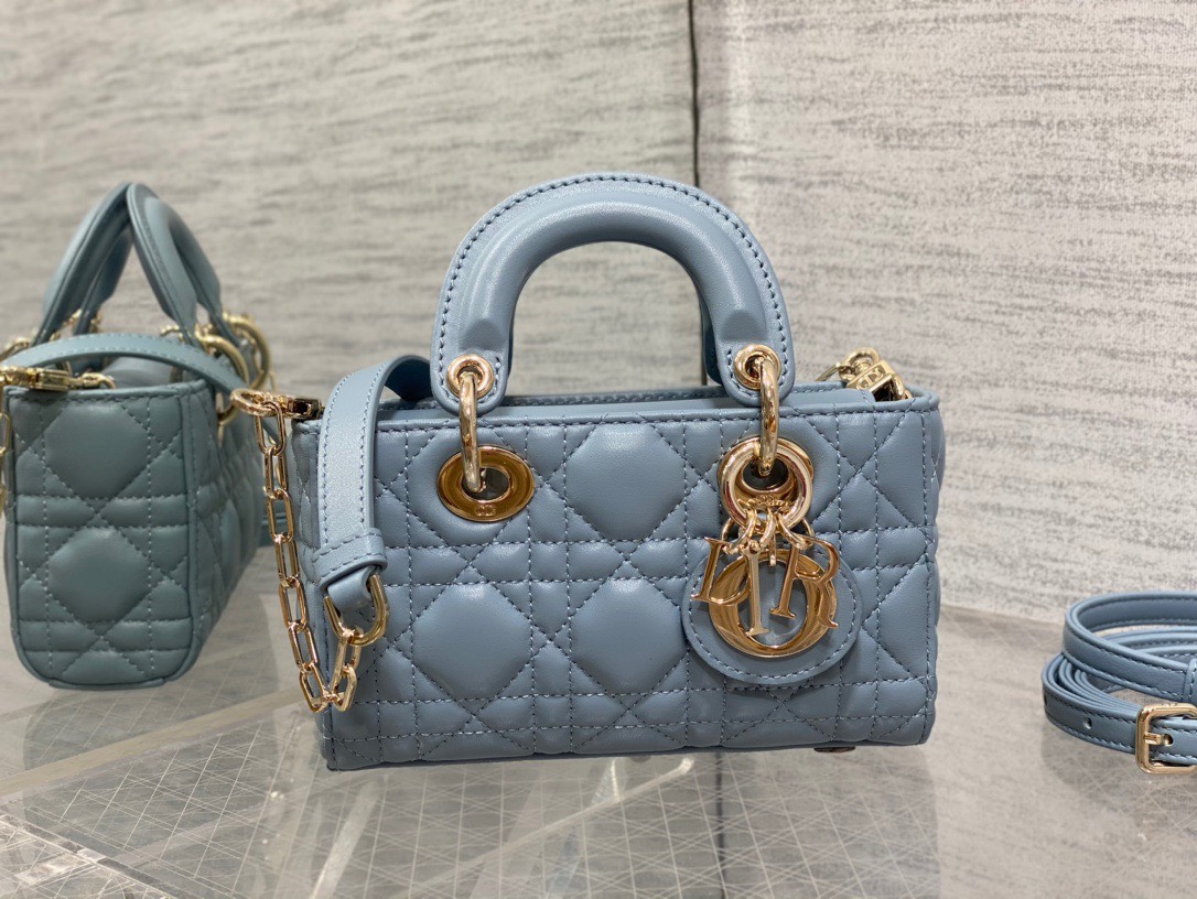 Bagsaaa D10r Lady D - Joy Micro Blue Bag - 16 x 9 x 5 cm