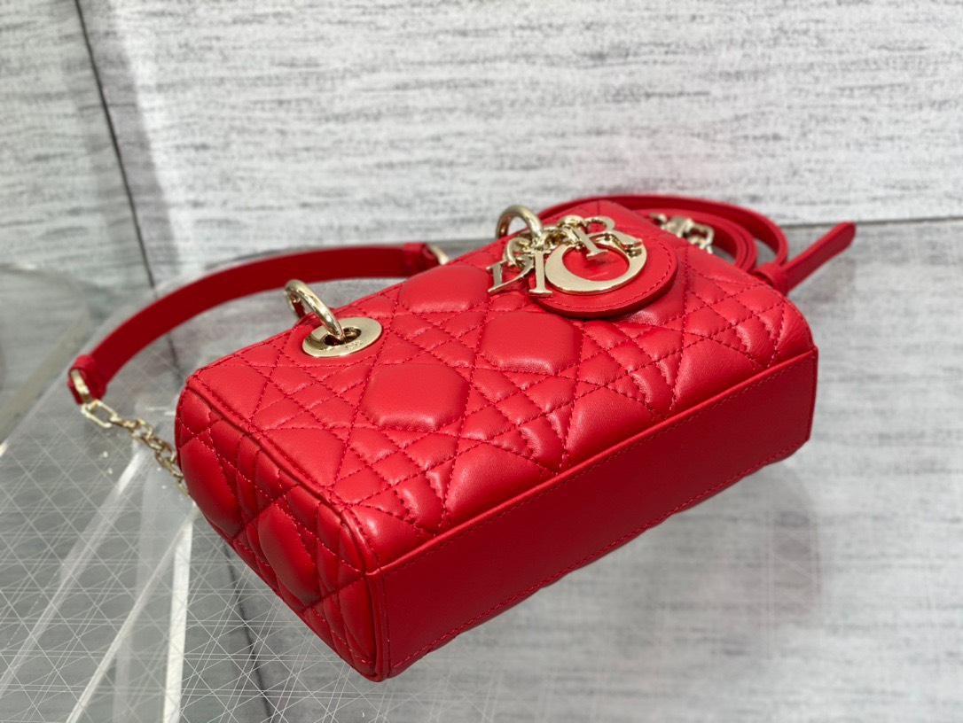 Bagsaaa D10r Lady D - Joy Micro Red Bag - 16 x 9 x 5 cm