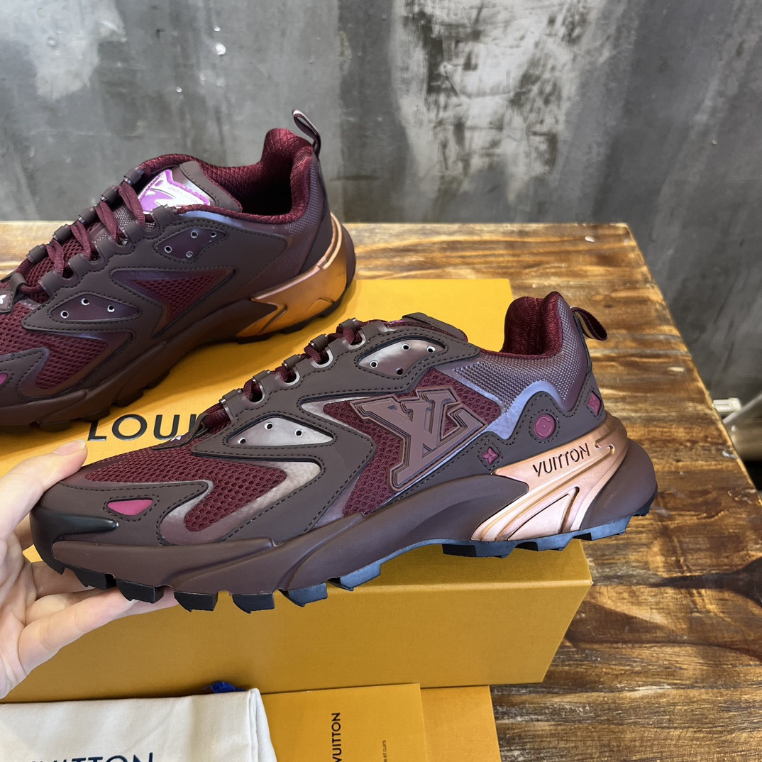 Bagsaaa L0vis Vvtt0n Runner Tatic Sneaker Bordeaux Red