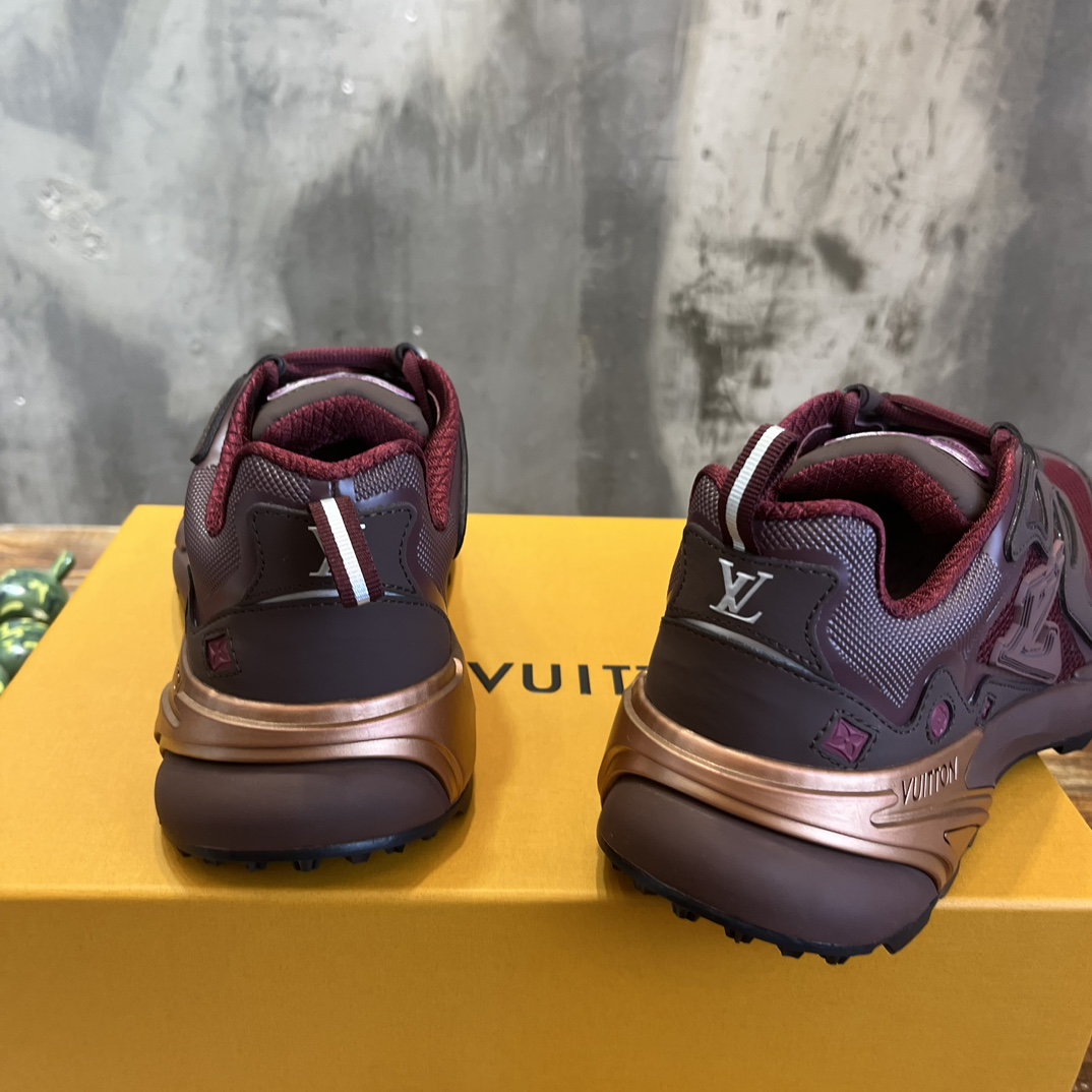 Bagsaaa L0vis Vvtt0n Runner Tatic Sneaker Bordeaux Red