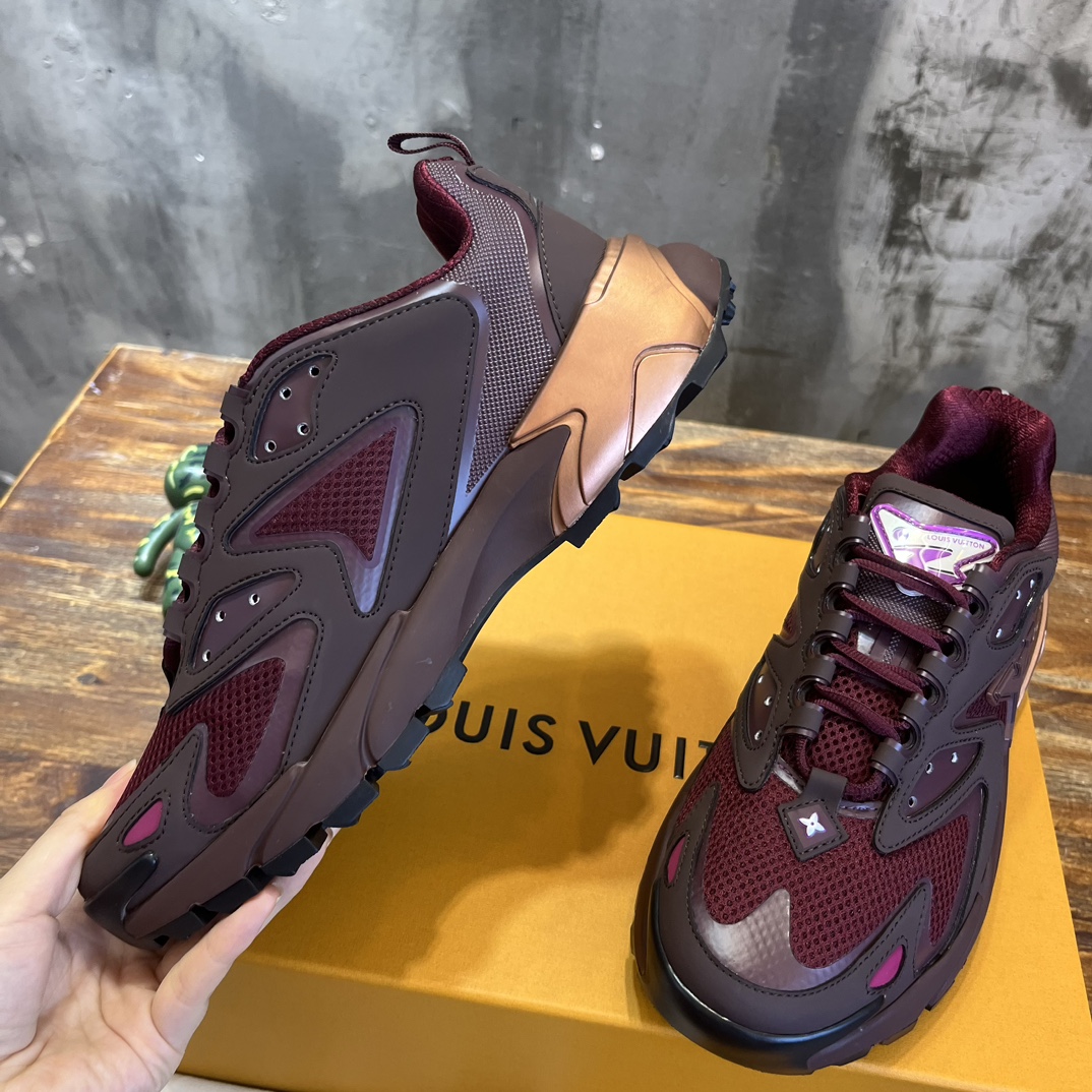 Bagsaaa L0vis Vvtt0n Runner Tatic Sneaker Bordeaux Red
