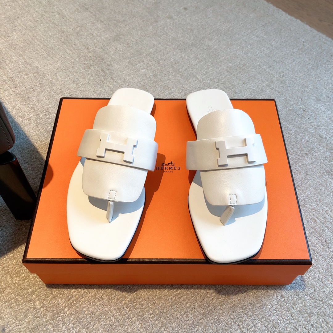 Bagsaaa H**me5 Elixir Sandal White Leather