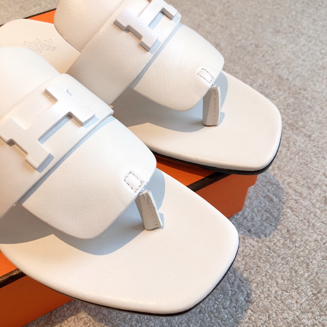 Bagsaaa H**me5 Elixir Sandal White Leather