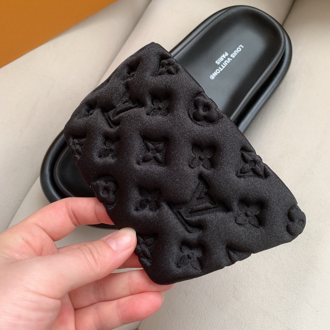 Bagsaaa Pool Pillow Comfort Black Mules