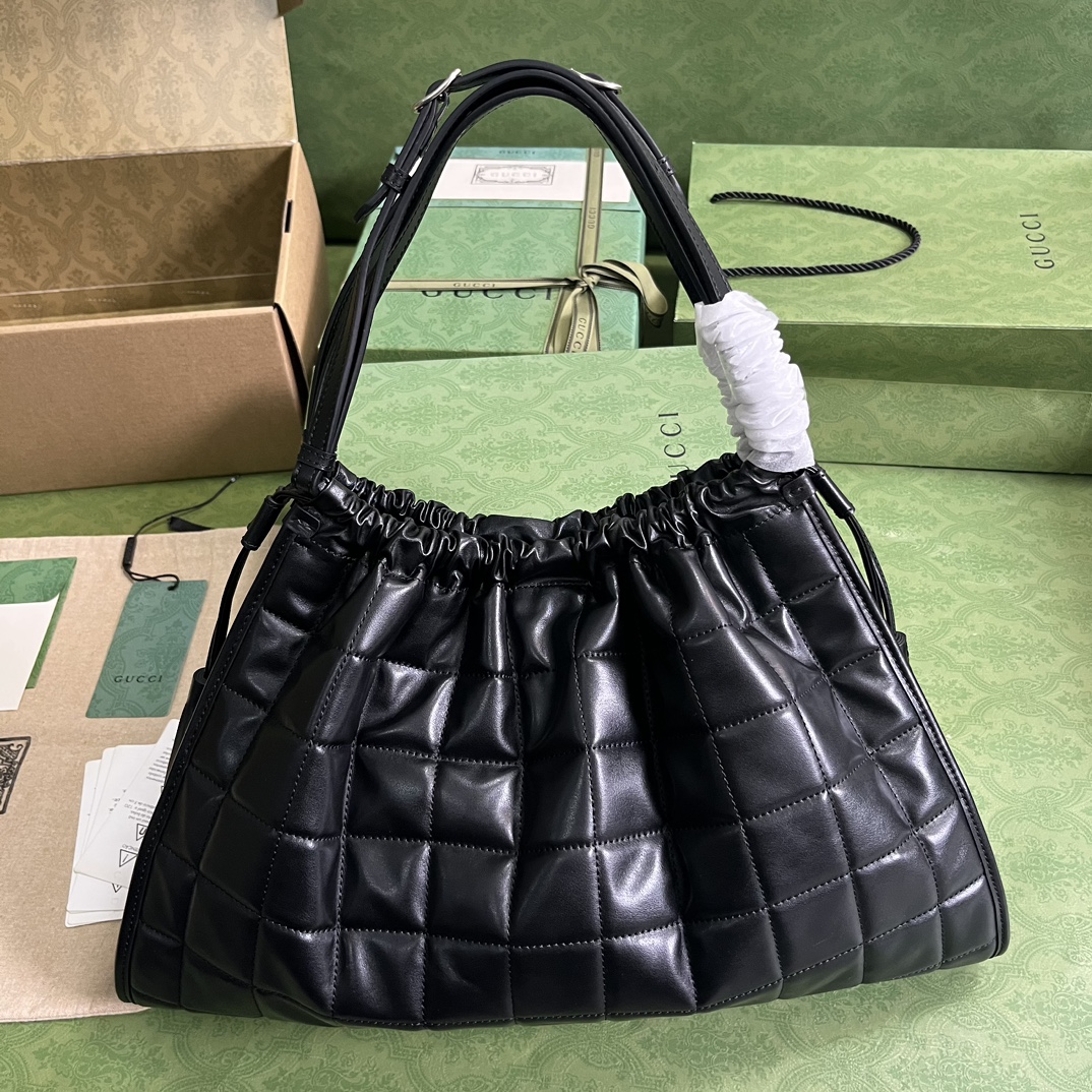 Bagsaaa Gvc*1 Deco large black tote bag - 43x 28x 8cm