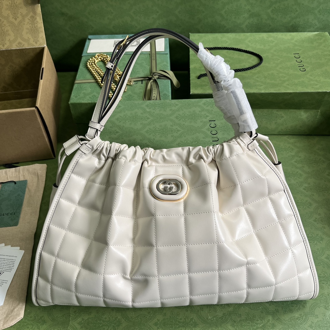 Bagsaaa Gvc*1 Deco large white tote bag - 43x 28x 8cm