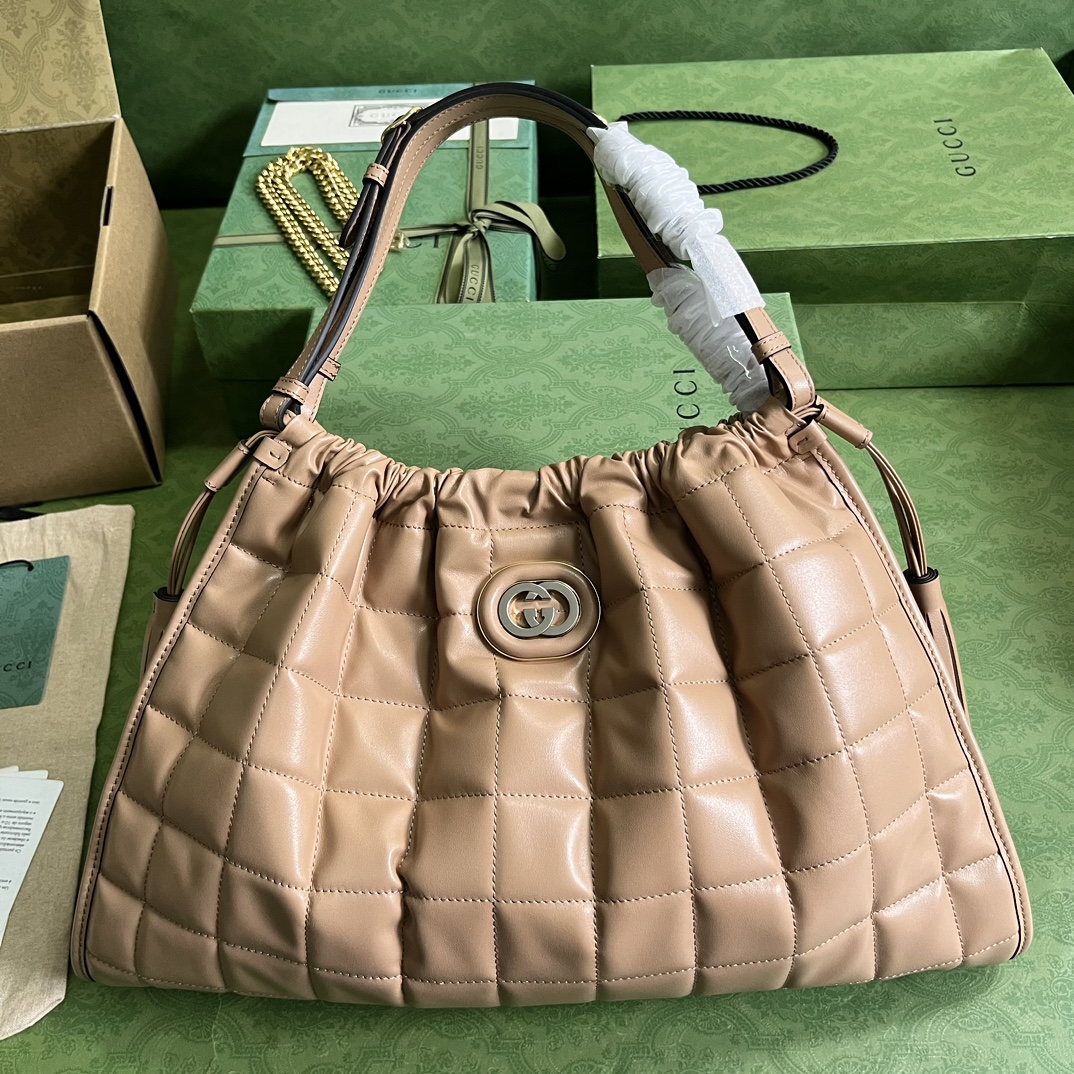 Bagsaaa Gvc*1 Deco large nude tote bag - 43x 28x 8cm