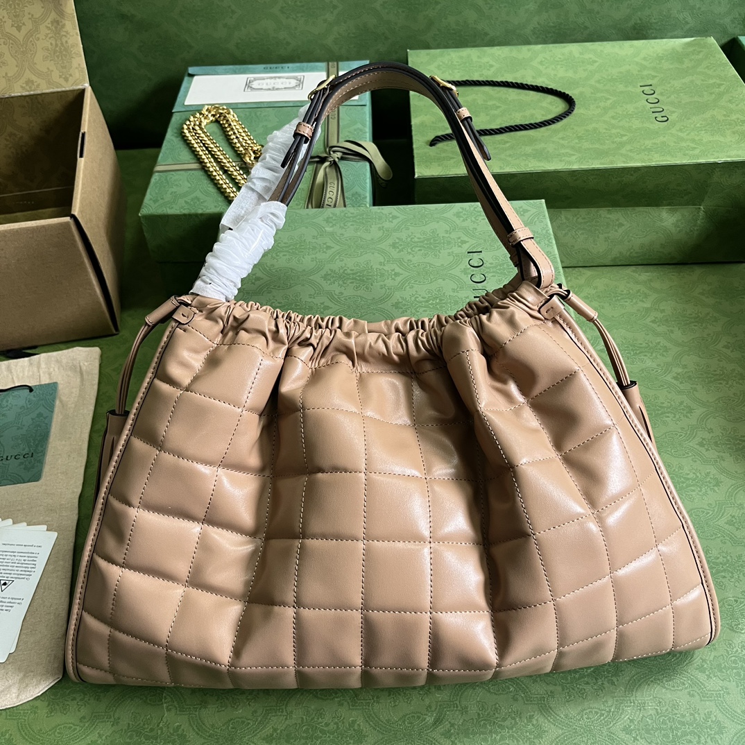 Bagsaaa Gvc*1 Deco large nude tote bag - 43x 28x 8cm