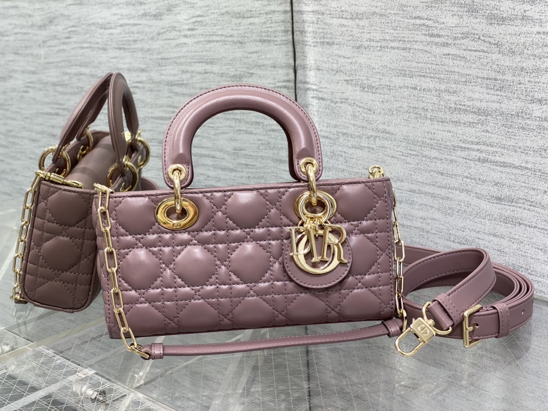 Bagsaaa D10r Lady D - Joy Medium Pink Bag - 26 x 13.5 x 5 cm