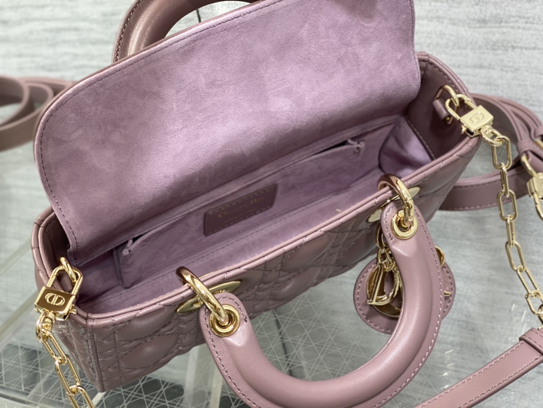 Bagsaaa D10r Lady D - Joy Medium Pink Bag - 26 x 13.5 x 5 cm