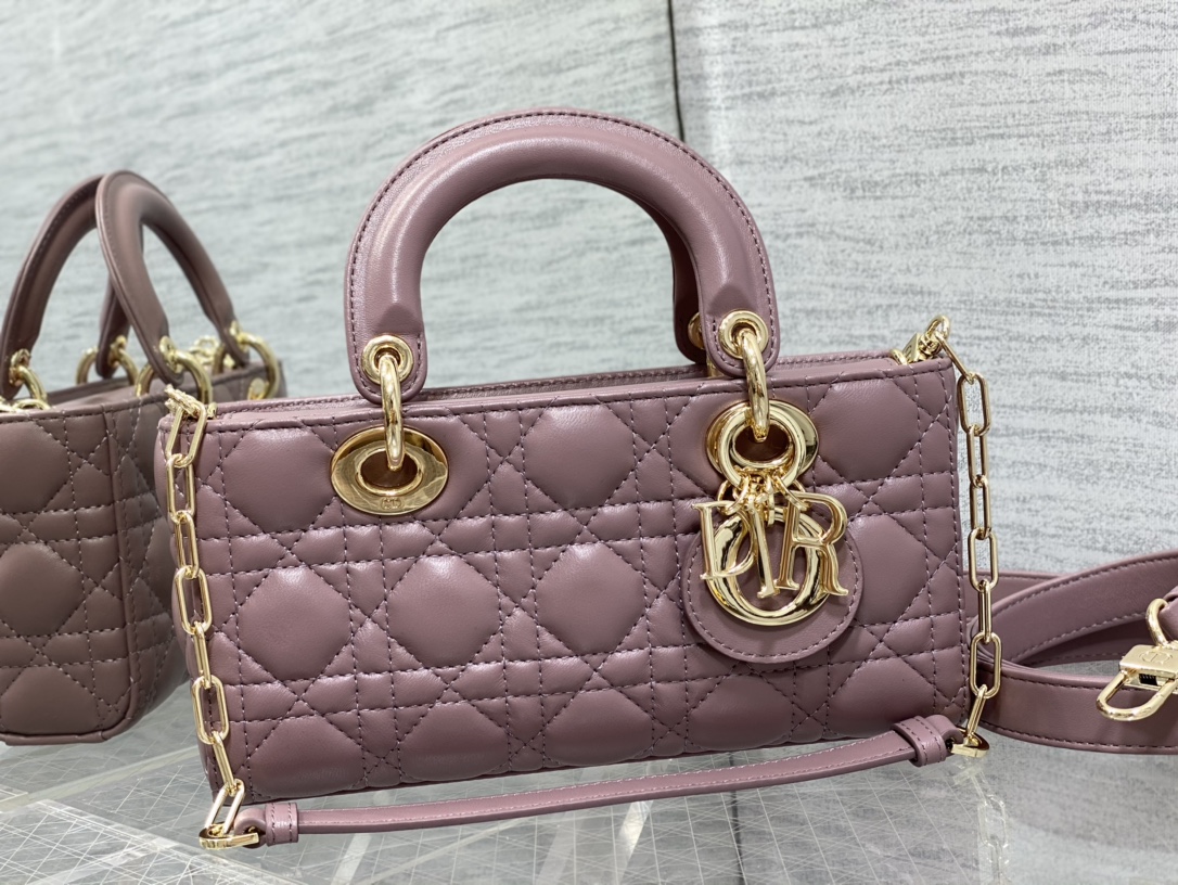 Bagsaaa D10r Lady D - Joy Medium Pink Bag - 26 x 13.5 x 5 cm