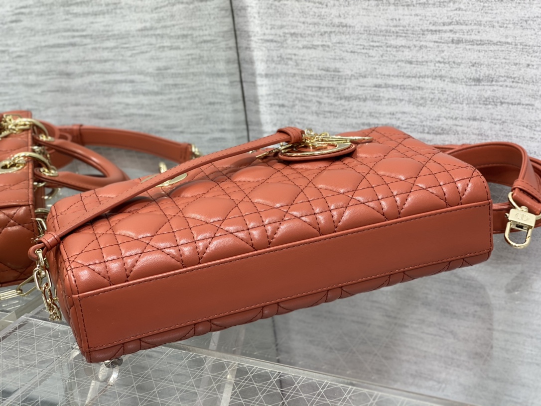 Bagsaaa D10r Lady D - Joy Medium Rusted Colored Bag - 26 x 13.5 x 5 cm