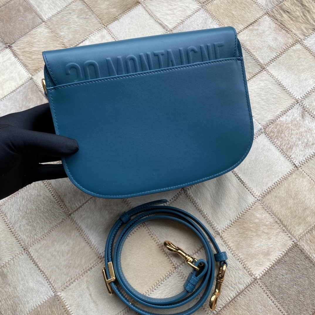 Bagsaaa D10r Medium Bobby Dark Blue Bag - 22 x 17 x 6 cm