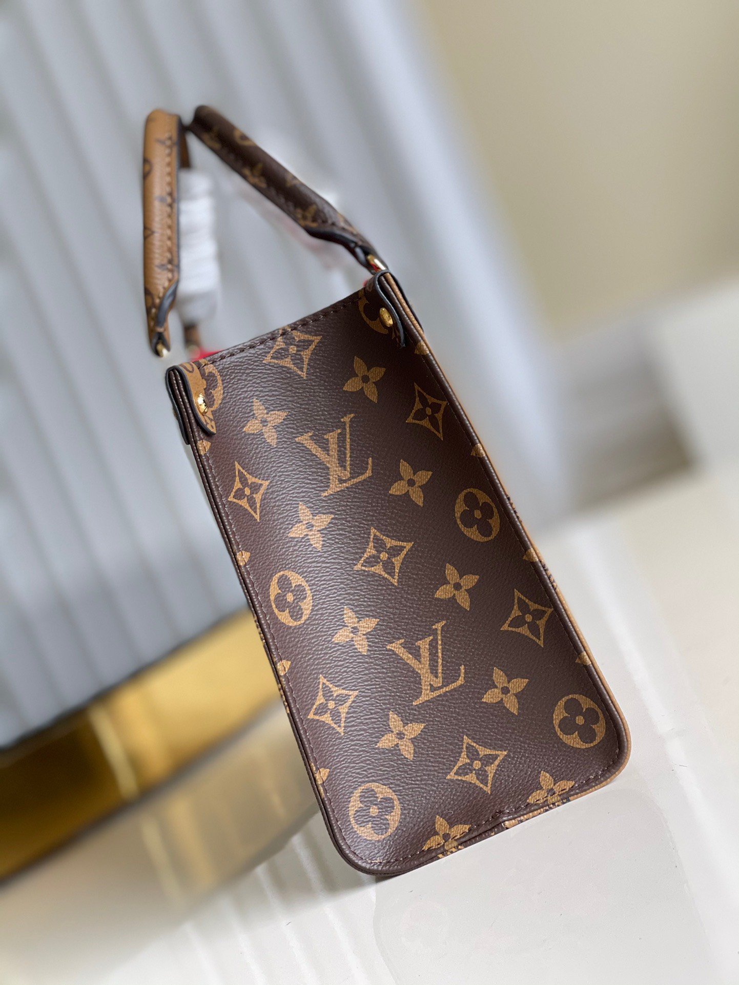 Bagsaaa L0vis Vvtt0n Onthego PM Monogram Reverse coated canvas - 25 x 19 x 11.5 cm