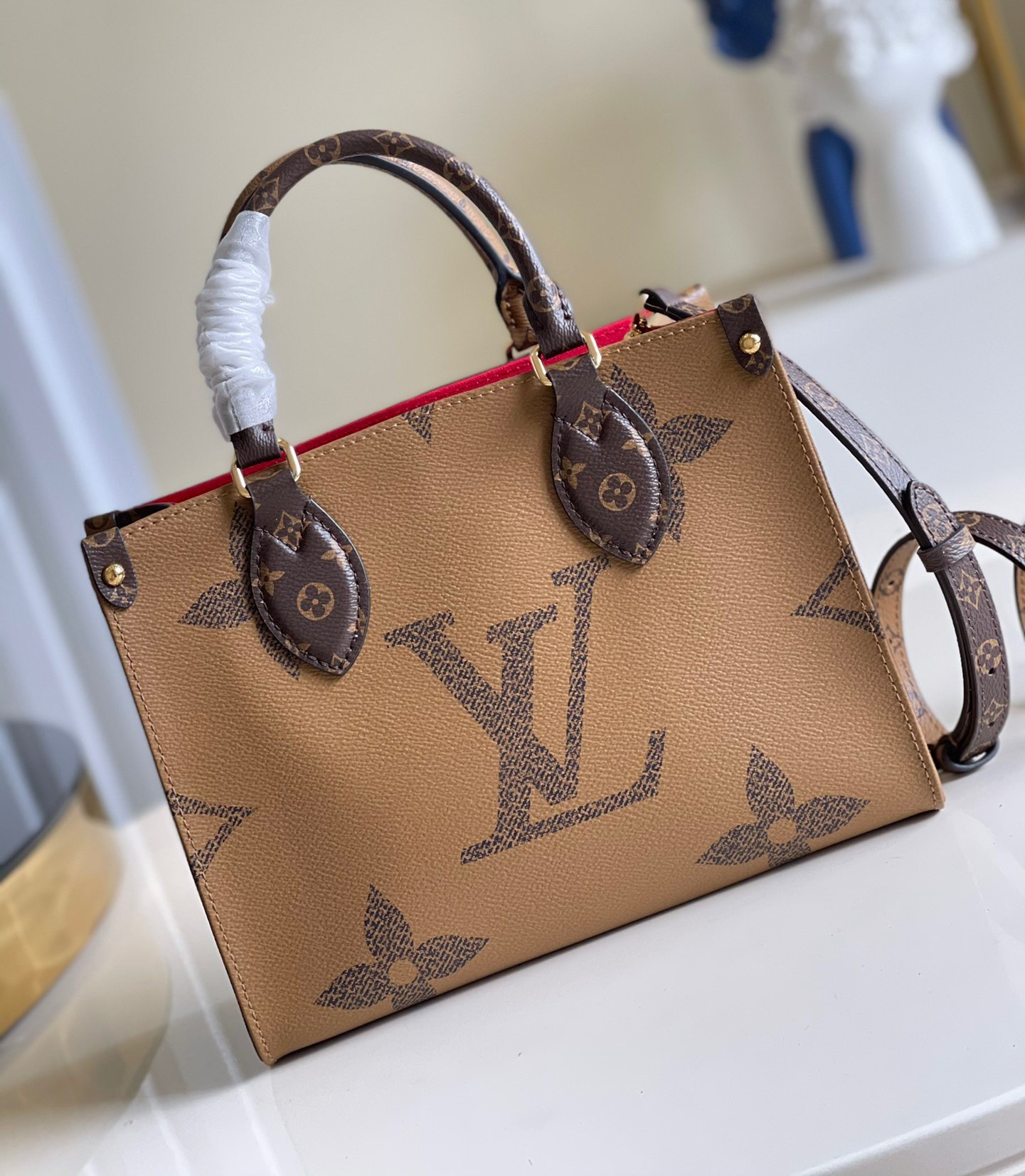 Bagsaaa L0vis Vvtt0n Onthego PM Monogram Reverse coated canvas - 25 x 19 x 11.5 cm