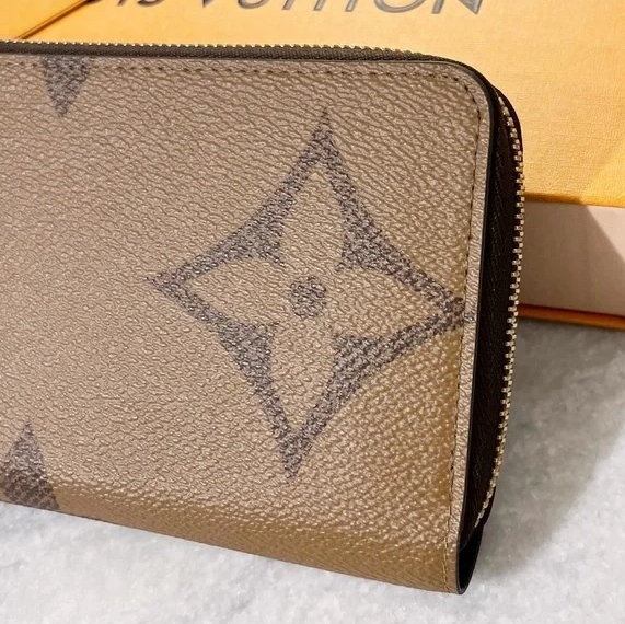 Bagsaaa L0vis Vvtt0n Zippy Wallet Giant Monogram Reverse coated canvas - 19.5 x 10.5 x 2.5 cm