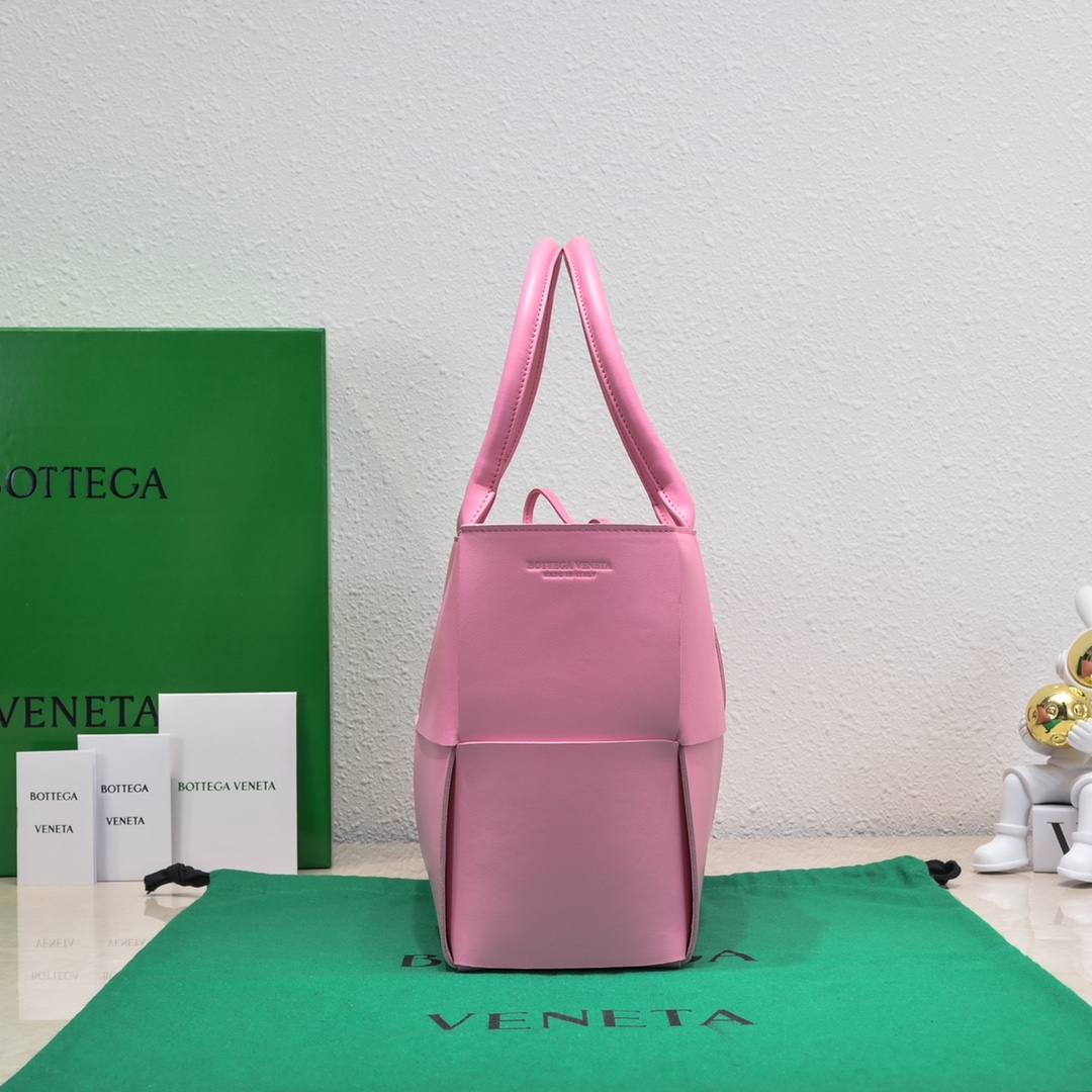Bagsaaa B0tt*ga Ven*ta Arco Tote Pink Bag - 36*24*12cm
