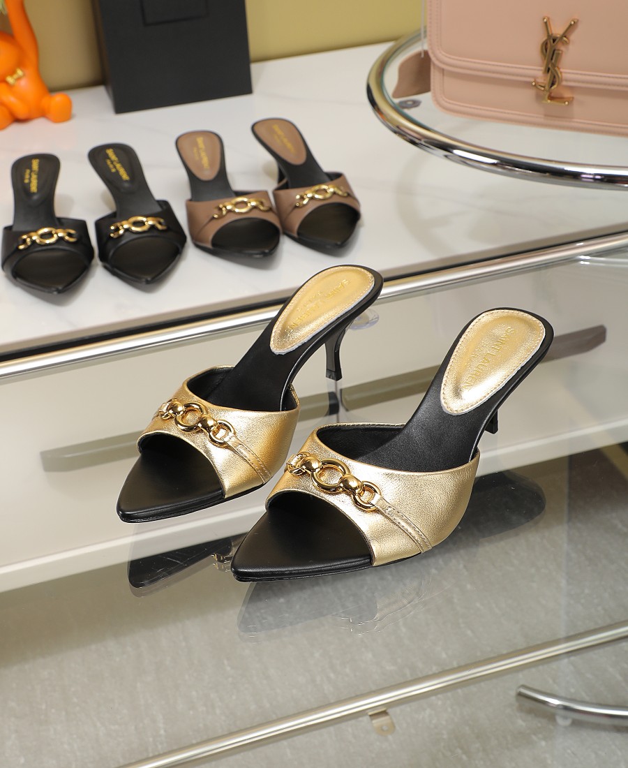 Bagsaaa Y51 Gold Mules