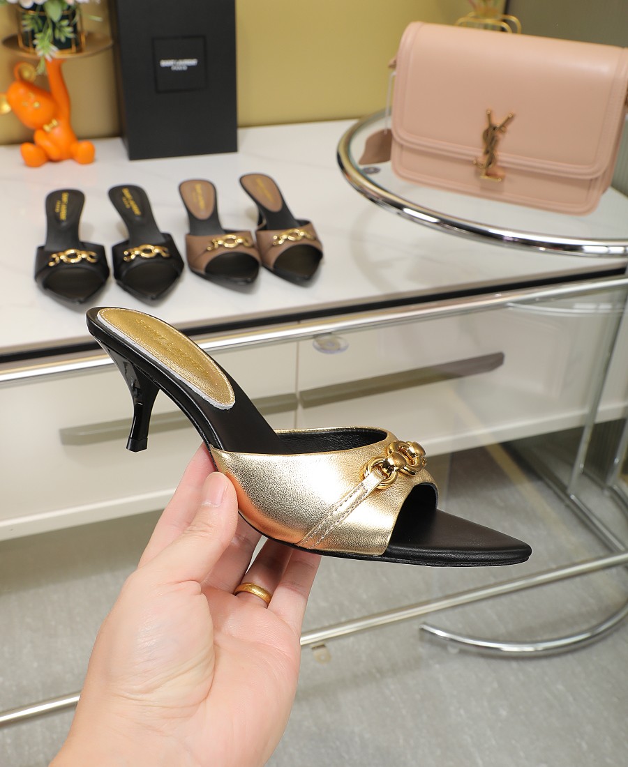 Bagsaaa Y51 Gold Mules