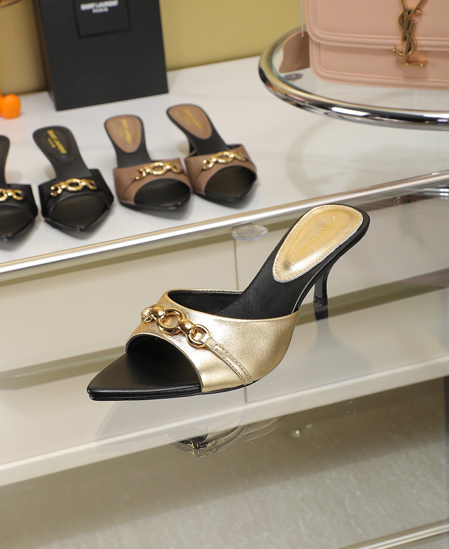 Bagsaaa Y51 Gold Mules