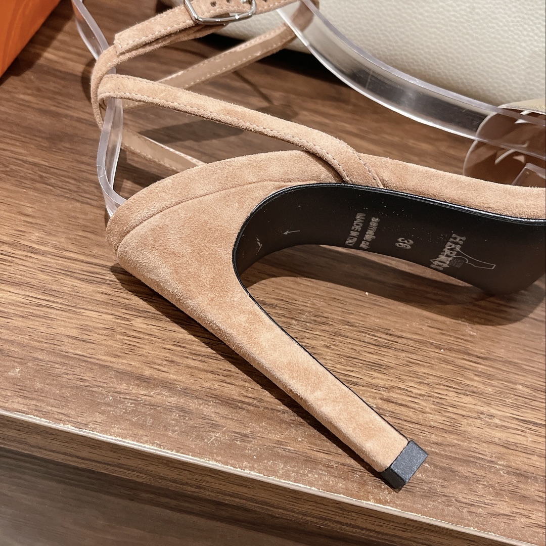 Bagsaaa H**me5 Chaine Dancre Nude Sandals
