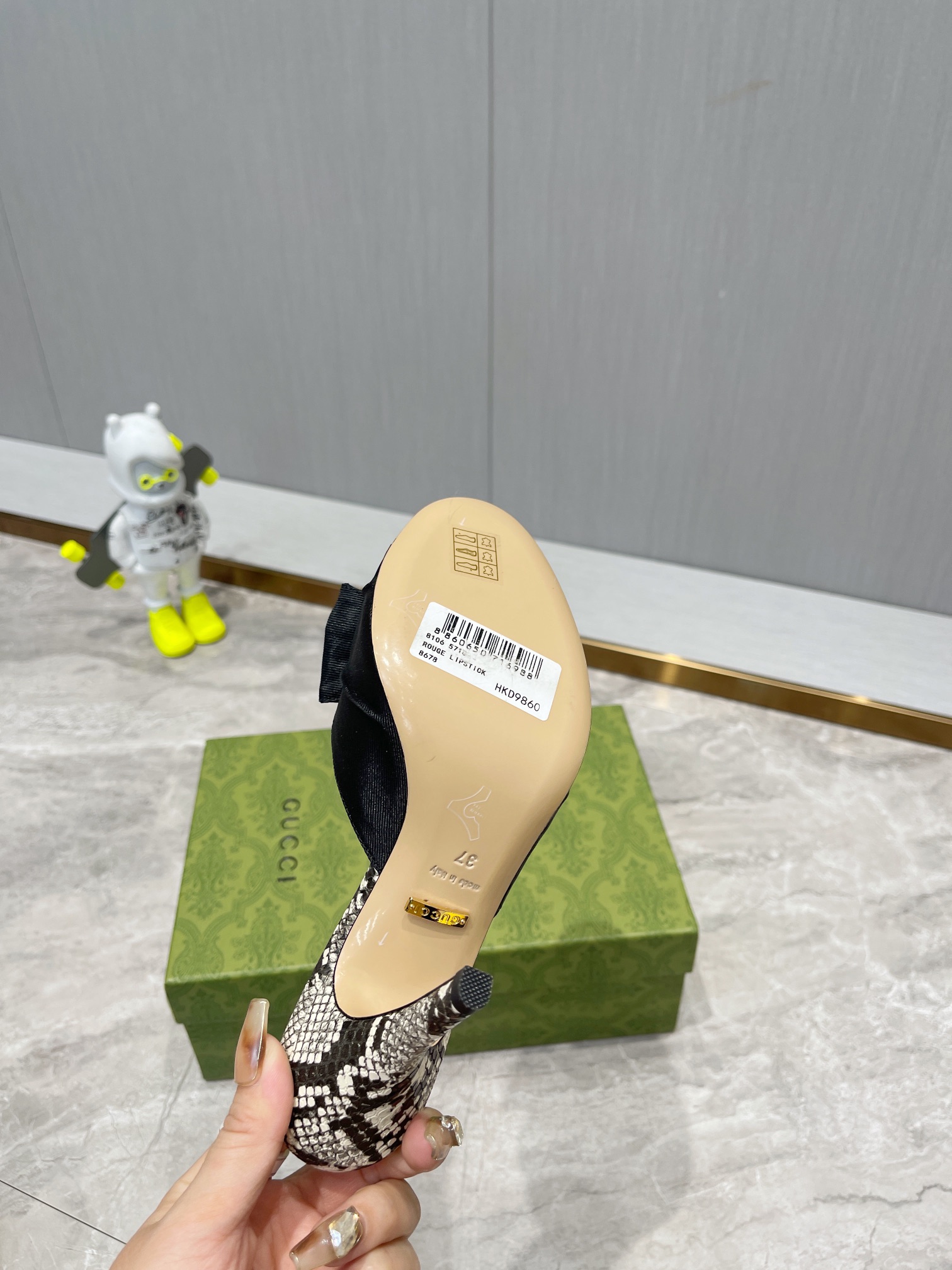 Bagsaaa Gvc*1 Leather Black Mules