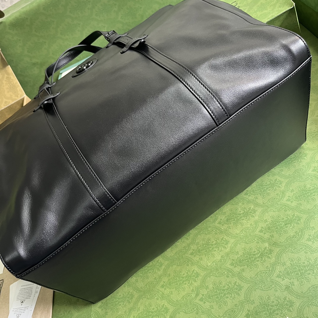 Bagsaaa Gvc*1 Duffel Black Bag - 47x 36x 24cm