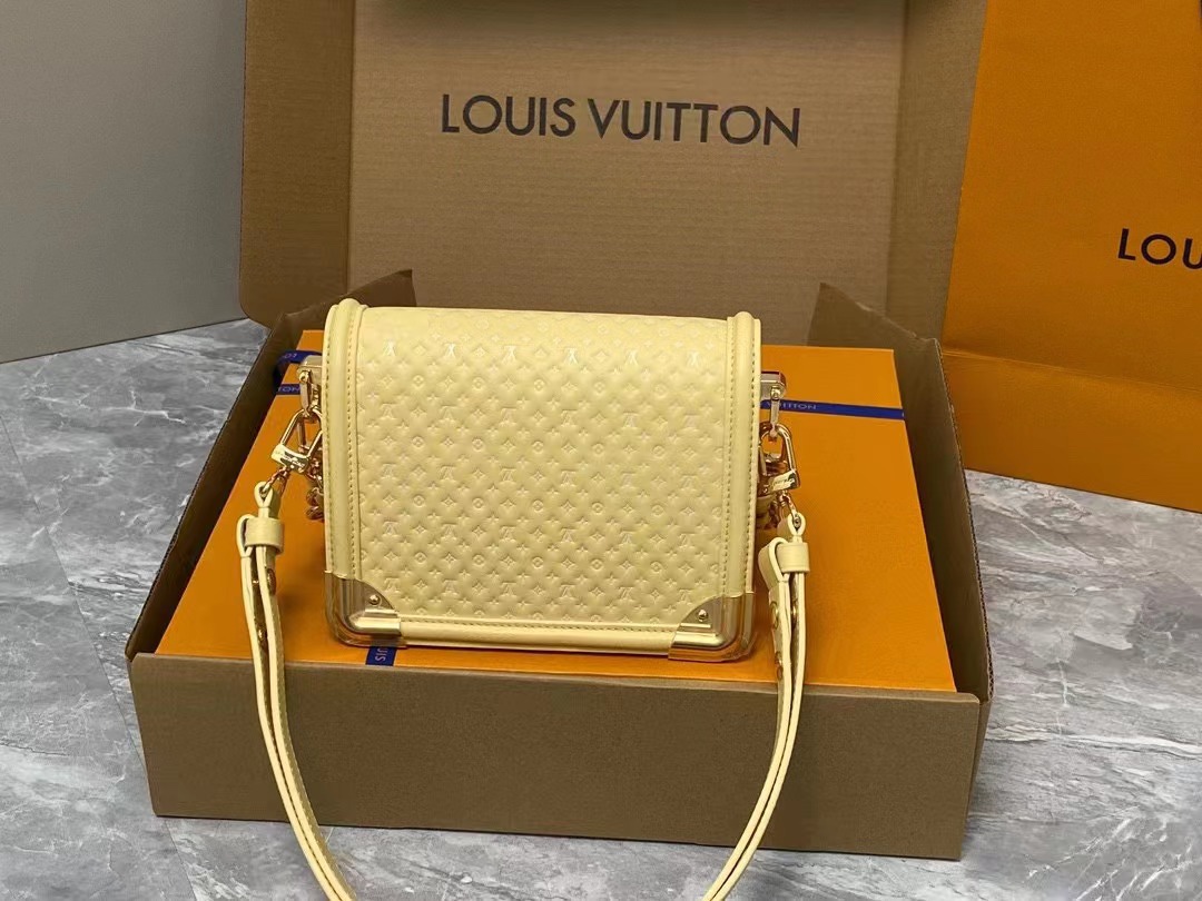 Bagsaaa L0vis Vvtt0n Mini Dauphine M22597 Yellow - 20*15*9 cm