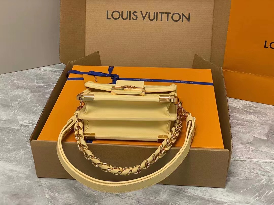 Bagsaaa L0vis Vvtt0n Mini Dauphine M22597 Yellow - 20*15*9 cm