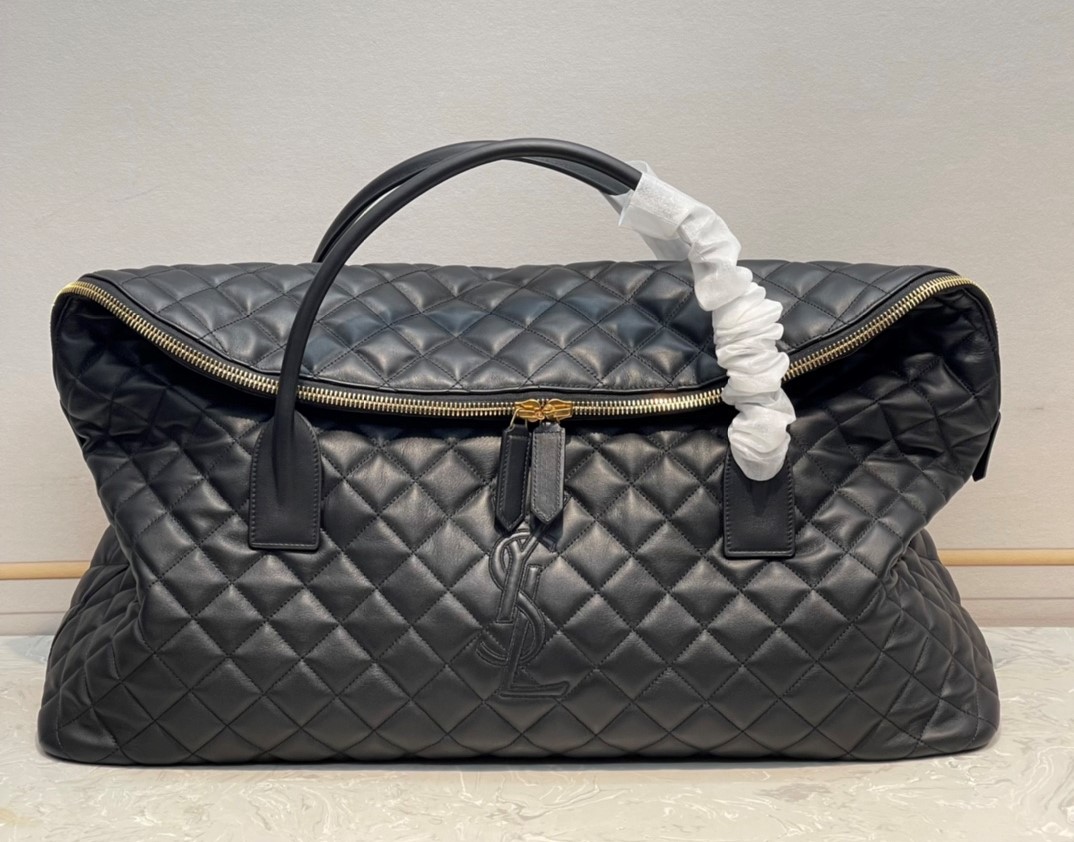 Bagsaaa Y51 Es Giant Travel Bag In Quilted Leather - 56x19x50cm