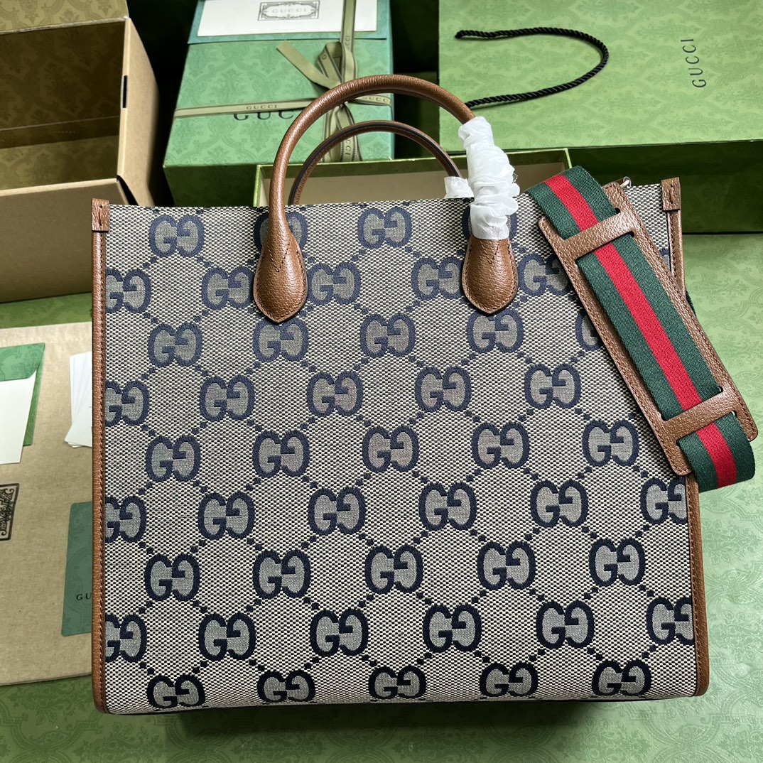 Bagsaaa Gvc*1 Jumbo GG tote bag - 37x32.5x15cm
