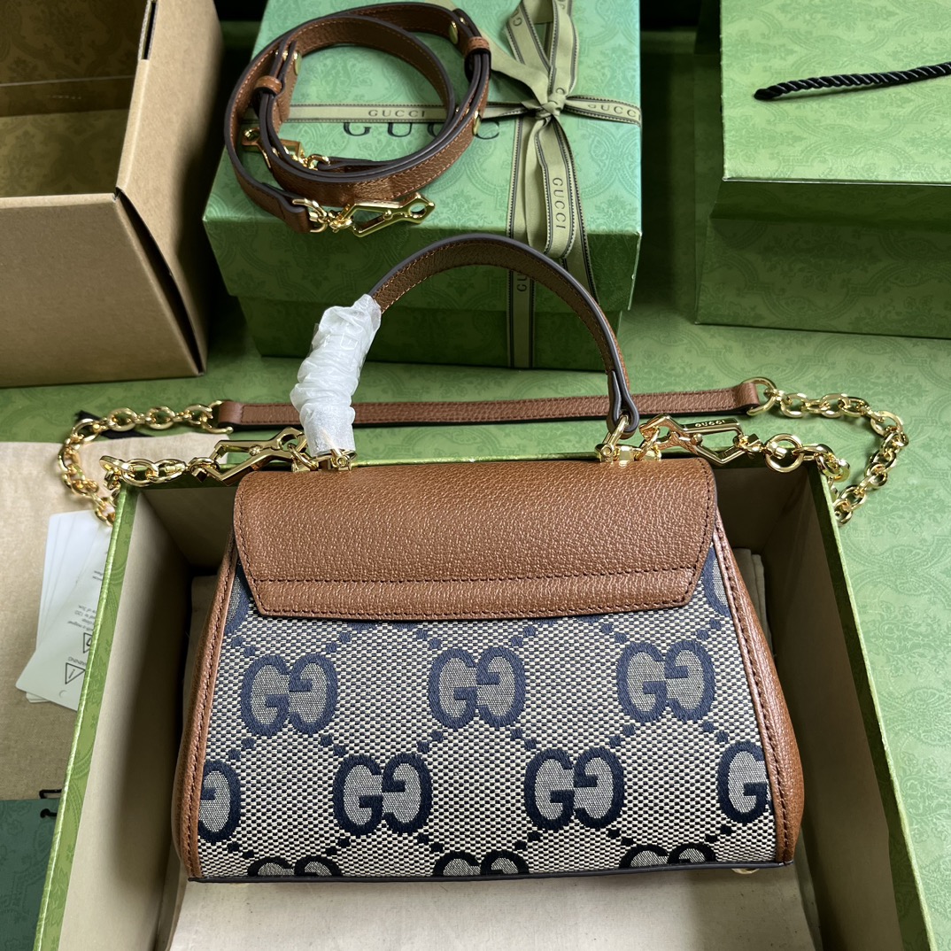 Bagsaaa Gvc*1 Horsebit 1955 GG Bag - 22x 16x 10.5cm