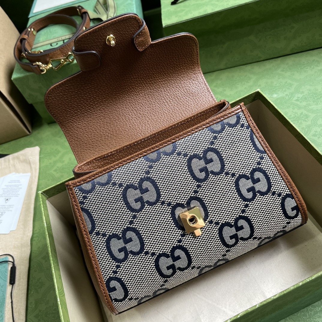 Bagsaaa Gvc*1 Horsebit 1955 GG Bag - 22x 16x 10.5cm