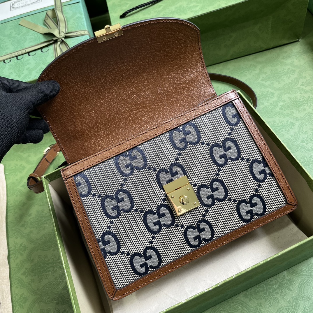 Bagsaaa Ophidia GG small top handle bag - 25x 17.5x7cm