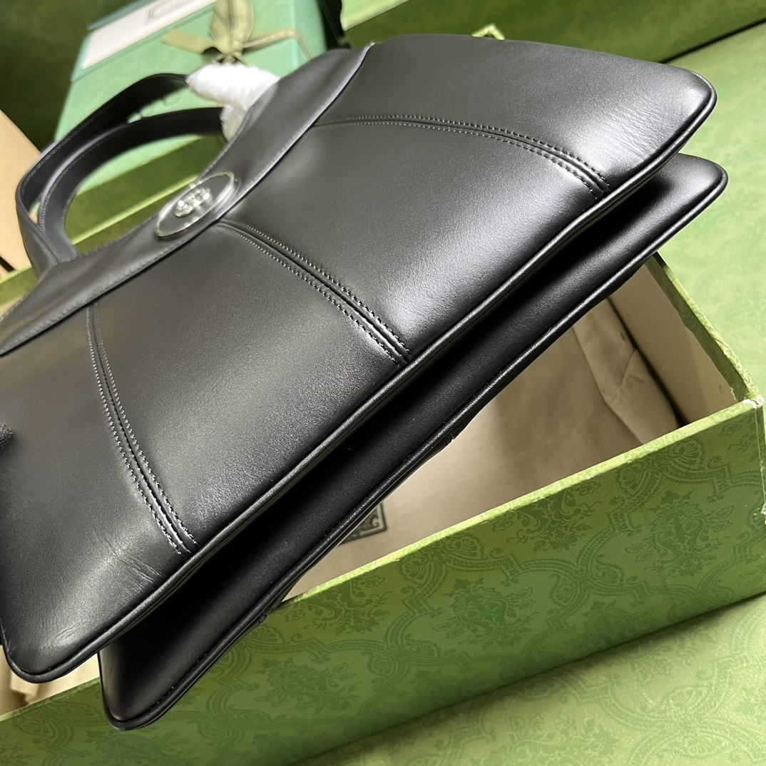 Bagsaaa Gvc*1 Petite GG small tote black bag - 28x 21x 6.5cm