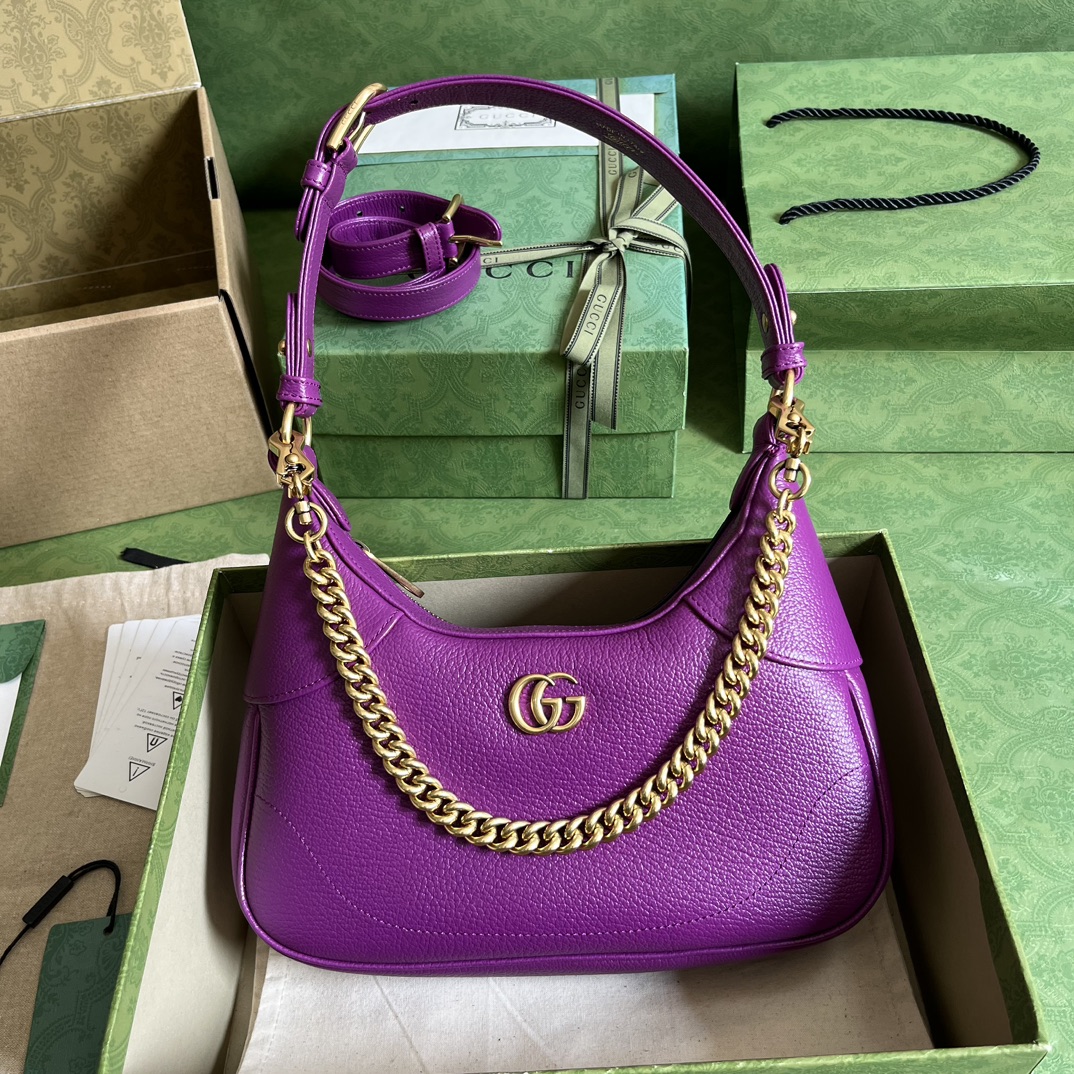 Bagsaaa Gvc*1 Aphrodite small shoulder purple bag - 25x 19x 7cm