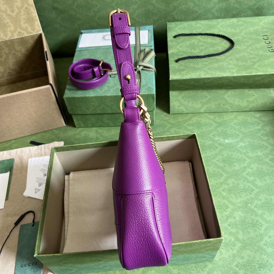 Bagsaaa Gvc*1 Aphrodite small shoulder purple bag - 25x 19x 7cm