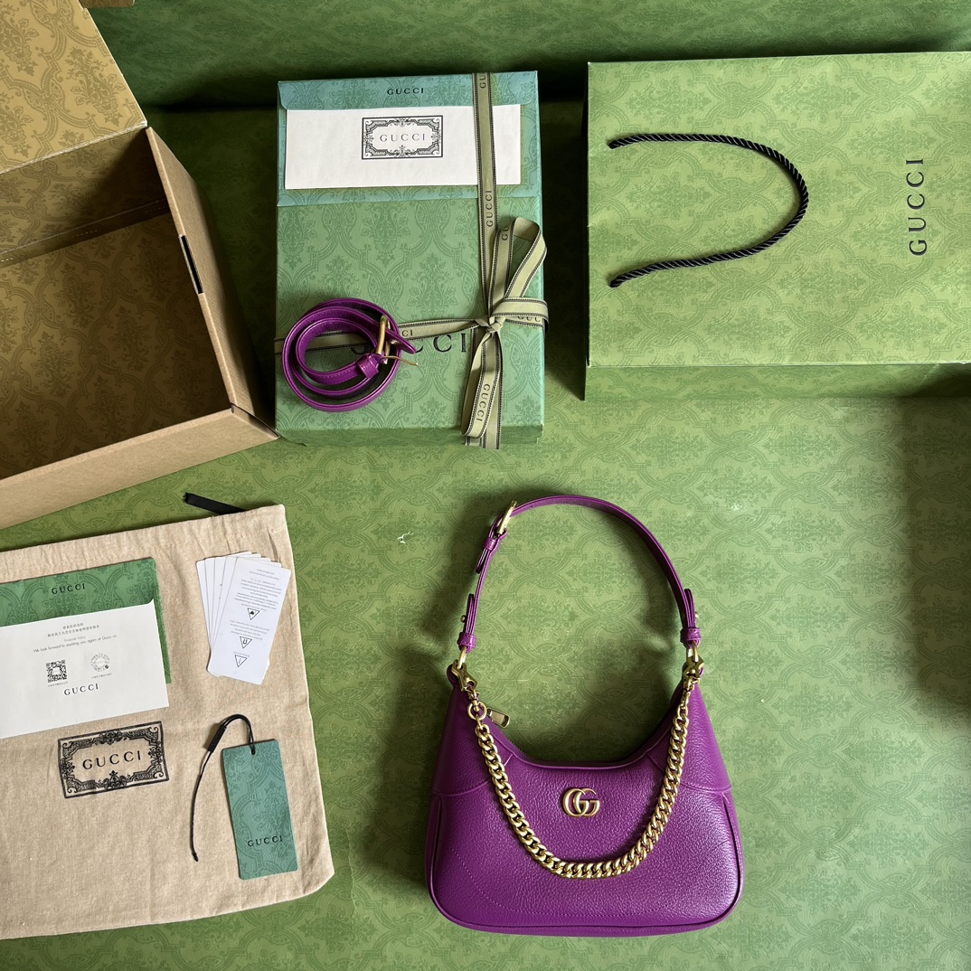 Bagsaaa Gvc*1 Aphrodite small shoulder purple bag - 25x 19x 7cm
