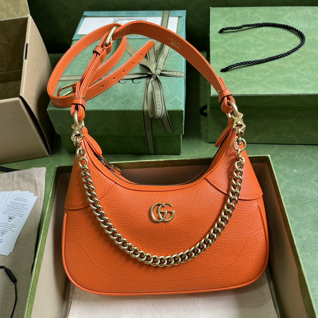 Bagsaaa Gvc*1 Aphrodite small shoulder orange bag - 25x 19x 7cm