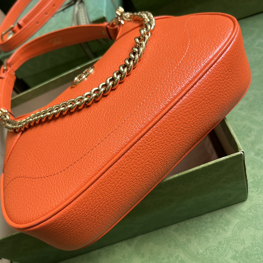 Bagsaaa Gvc*1 Aphrodite small shoulder orange bag - 25x 19x 7cm
