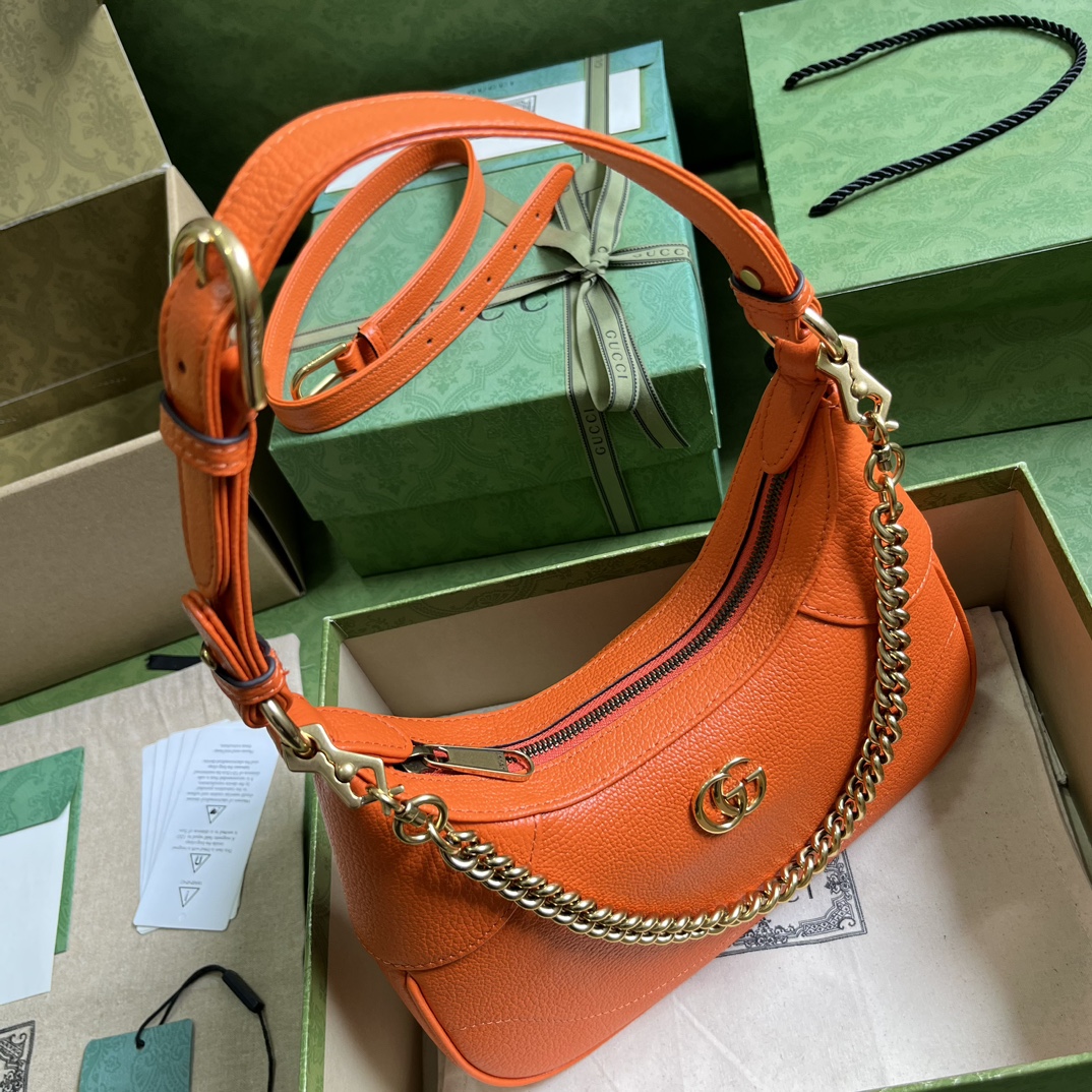 Bagsaaa Gvc*1 Aphrodite small shoulder orange bag - 25x 19x 7cm