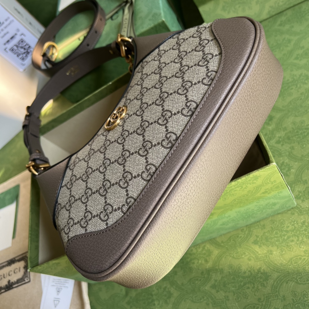 Bagsaaa Gvc*1 Aphrodite small shoulderbeige GG bag - 25x 19x 7cm