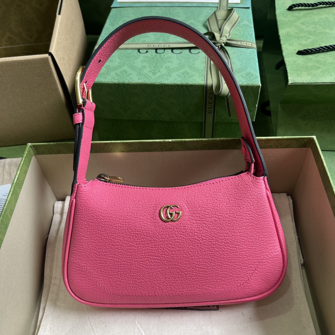 Bagsaaa Gvc*1 Aphrodite mini shoulder bag (orange, pink) - W21cm x H12cm x D4cm