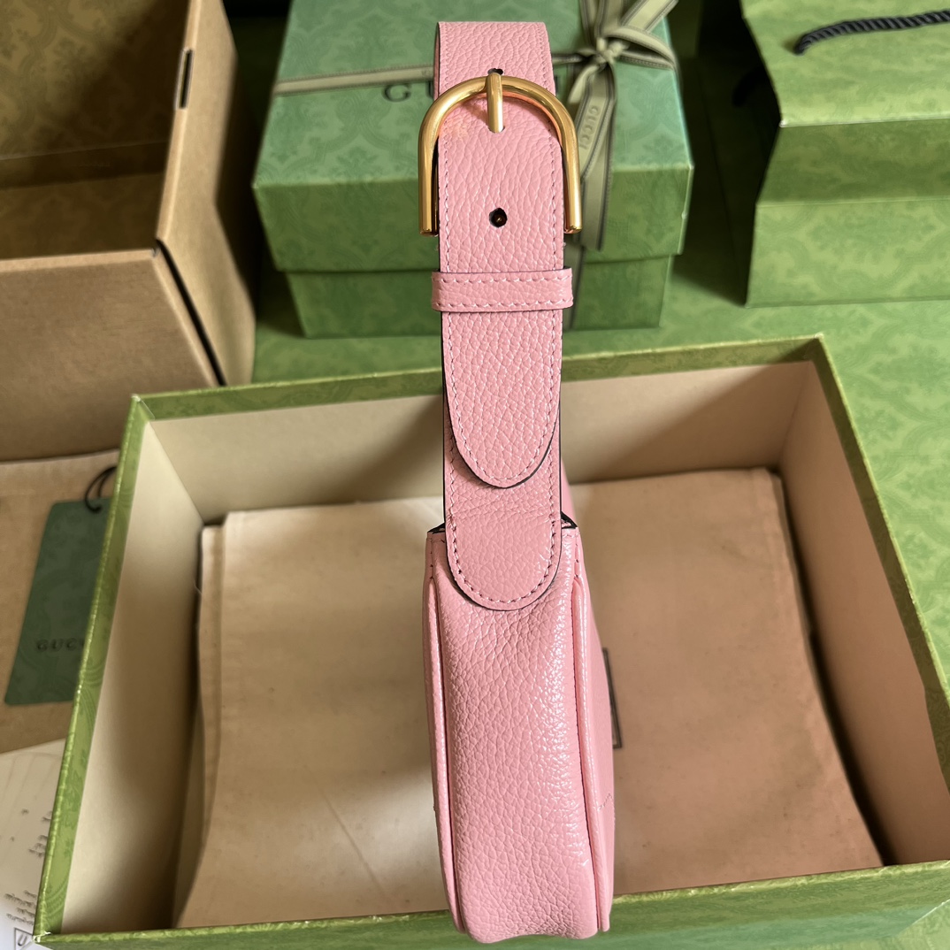 Bagsaaa Gvc*1 Aphrodite mini shoulder bag light pink - W21cm x H12cm x D4cm
